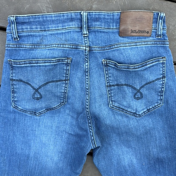 Jack of Spades High Roller Comfort Fit Men’s Blue Denim Jeans size 33x32 - Picture 5 of 6